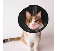 Custom Pet cones - Unique Design Cat & Dog Cone, Collar for Post-Surgery Recovery, Adjustable Neck Gorgeous cello L