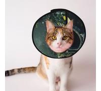 Custom Pet cones - Unique Design Cat & Dog Cone, Collar for Post-Surgery Recovery, Adjustable Neck magic school S