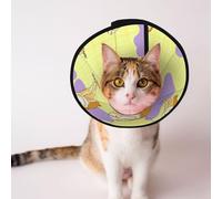 Custom Pet cones - Unique Design Cat & Dog Cone, Collar for Post-Surgery Recovery, Adjustable Neck Owl Parliament S