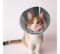 Custom Pet Cones - Unique Design Cat & Dog Cone, Collar for Post-Surgery Recovery, Adjustable Neck Polar Bear on The Water Surface Small