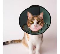 Custom Pet cones - Unique Design Cat & Dog Cone, Collar for Post-Surgery Recovery, Adjustable Neck RacketTrioDisplay S