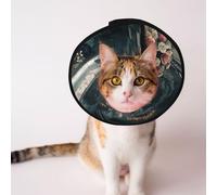 Custom Pet cones - Unique Design Cat & Dog Cone, Collar for Post-Surgery Recovery, Adjustable Neck Sleeping Beauty Fairy Tale S