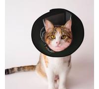 Custom Pet cones - Unique Design Cat & Dog Cone, Collar for Post-Surgery Recovery, Adjustable Neck Strange spiders L