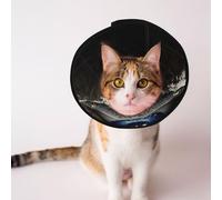 Custom Pet cones - Unique Design Cat & Dog Cone, Collar for Post-Surgery Recovery, Adjustable Neck The All-Seeing Eye L