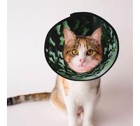 Custom Pet cones - Unique Design Cat & Dog Cone, Collar for Post-Surgery Recovery, Adjustable Neck The Ivy of the Mysterious River L