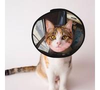 Custom Pet cones - Unique Design Cat & Dog Cone, Collar for Post-Surgery Recovery, Adjustable Neck The killer whale in the room M