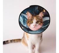 Custom Pet cones - Unique Design Cat & Dog Cone, Collar for Post-Surgery Recovery, Adjustable Neck The majestic Japanese dragon M
