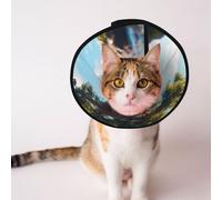 Custom Pet cones - Unique Design Cat & Dog Cone, Collar for Post-Surgery Recovery, Adjustable Neck Tree of Life M