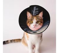 Custom Pet cones - Unique Design Cat & Dog Cone, Collar for Post-Surgery Recovery, Adjustable Neck Vector Copy L