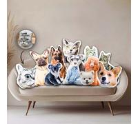 Custom Pet Dog Cat Animal Face Head Body Cut Out Filled Cushion Pillow With Zip | Options of Multiple Sizes | Funny Boyfriend Girlfriend Friend Personalised Gift | Upload Photo | Made in UK