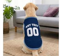 Custom Pet T-Shirt, Customizable with Photos, Text, Names, or Logos, Lightweight Tee Breathable Short, Breathable Summer Clothes, for Larg Medium Small Dogs and Cats
