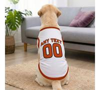Custom Pet T-Shirt, Customizable with Photos, Text, Names, or Logos, Lightweight Tee Breathable Short, Breathable Summer Clothes, for Larg Medium Small Dogs and Cats