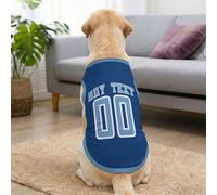 Custom Pet T-Shirt, Customizable with Photos, Text, Names, or Logos, Lightweight Tee Breathable Short, Breathable Summer Clothes, for Larg Medium Small Dogs and Cats