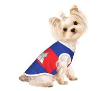 Custom Pet T-Shirt - Unique and Personalized Dog and Cat Clothes, for Dog Lovers Cambodia Flag Medium