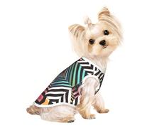 Custom Pet T-Shirt - Unique and Personalized Dog and Cat Clothes, for Dog Lovers Dangerous Stripes Large