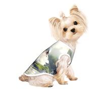 Custom Pet T-Shirt - Unique and Personalized Dog and Cat Clothes, for Dog Lovers Elegant Swan Medium