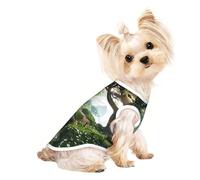 Custom Pet T-Shirt - Unique and Personalized Dog and Cat Clothes, for Dog Lovers Flower Path Large