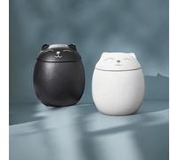 Custom Pet Urn, Pet Death Cremation Jar Engraved With Pet Name and Commemorative Date, Personalized Ceramic Storage Jar