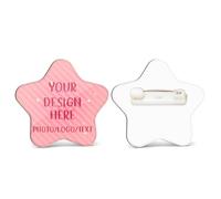 Custom Photo Button Pins, Personalised Pin Buttons Badges Design Your Own, Commemorative Gift Badges with Your Photo Logo Text