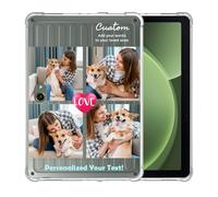 Custom Photo Case for Samsung Galaxy Tab Active5 Pro 2025/Active4 Pro 2022/Active pro 2019 10.1 Inch Case, Personalized Slim Clear SM-X350/X356/X358/T630/T638/T636/T540/T547/T545 Cover, Birthday Gift