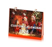 Custom Photo Desk Calendar 2026 Personalised Calendar 2026 With 13 Photos & Text Diy New Year'S Desk Calendar Personalised New Year Gifts For Family Friends Lover (Style B)