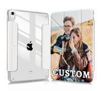 Custom Photo Leather Case Compatible with iPad 10th Generation 10.9 inch 2022 Model Code:A2696/A2757/A2777/A3162 iPad Customized Picture Personalized Image Trifold Stand Auto Wake/Sleep Cover Shell