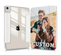 Custom Photo Leather Case Compatible with iPad Air M3 13 inch 2025 Model Code:A3268/A3269/A3271 iPad Customized Picture Personalized Image Trifold Stand Auto Wake/Sleep Cover Shell