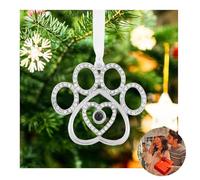 Custom Photo Ornament for Christmas Tree,Personalised Star Photo Projection Ornament,Personalised Decoration with Picture Inside Hanging Angel Projection Pendant for Couple/Family/Friends/Pet Lover