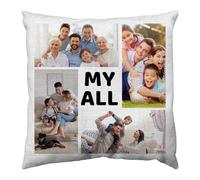 Custom Photo Pillowcase,Personalized Gift with Your Images, Text, Pets, Couples,Family Photos DIY Design Pillow Cover | Double or Single Sided Photo Pillow,Cushion Slip Unique Present