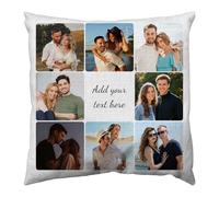 Custom Photo Pillowcase,Personalized Gift with Your Images, Text, Pets, Couples,Family Photos DIY Design Pillow Cover | Double or Single Sided Photo Pillow,Cushion Slip Unique Present
