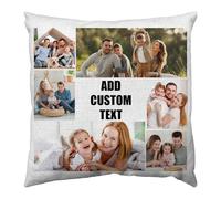 Custom Photo Pillowcase,Personalized Gift with Your Images, Text, Pets, Couples,Family Photos DIY Design Pillow Cover | Double or Single Sided Photo Pillow,Cushion Slip Unique Present