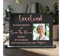 Custom Photo Reserved For Those Who Are Watching From Heaven Wedding Memorial Sign Wedding Sign For Loss of Love Ones In Loving Memorial Sign Sympathy Gifts In Memory of Parents From Heaven Reserved