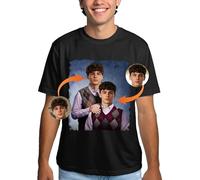 Custom Photo Shirt Custom Your Step Brother Image Shirt Vintage Graphic 90S Tshirt Custom Your Own Idea Shirt Personalised Gifts Multicolor S-4Xl