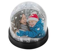 Custom Photo Snow Globe, Personalised Photo Snow Globe Christmas, Birthday Gift