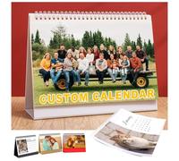 Custom Photo Wall Calendar, Personalized 2025 Print Your Photo Calendars, Make Your Own Personalized Calendar, Customized Family or Pets Pictures Calendar For Home Office Party Birthday