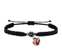 Custom Picture Bracelet with Loved Ones' Photos, Personalized 'I Love You' Messages in 100 Languages, Perfect Gifts for Him, Her, and Best Friends
