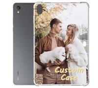 Custom Picture Case for Samsung Galaxy Tab Active5 Pro/A11/S11/S10/S9/S8 Plus Ultra FE 2019-2025, Personalized Photo Text Name Tablet Cover Lightweight Soft Shockproof Impact Resistant Transparent