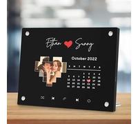 Custom Picture Frames, Personalised Photo Frames That Play Songs, Custom Spotify Plaque with Photo, Room Decor Customised Gifts for Anniversary Birthday Christmas for Him Her