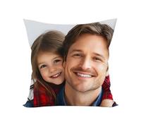 Custom Pillow Case - Personalized Double-Sided Photo Gift with Your Own Design and Optional Inserts (45x45 cm)