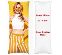 Custom Pillow with Picture Personalized Photo Long Body Pillowcase,Two-Sides Design Cushion Pillow Cover, DIY Custom Pillow Case with Zipper Cover, Love Keepsake Gifts, 20"X60"| 50X150cm