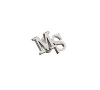 Custom Pins Buttons With Your Initials Name - Personalized Letters Buttons Lapel Pin Button Badge, Custom Badge For Men Women Wedding Party Couple Gift,Silver,One Size