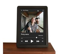 Custom Plaque Music Picture Frame Anniversary Ideal Gifts for Him - Acrylic Glass Plaque Birthday Gifts for Women - Personalized Acrylic Song with Photo Music Plaque