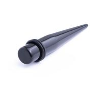 Custom Plugs Single Black Ear Taper Gauge in Sizes 1.6mm to 20mm (20mm)