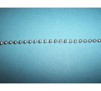 CUSTOM PLUS ROLLER/ROMAN BLIND METAL NICKEL 4.5MM BALL CHAIN - SOLD BY THE METRE