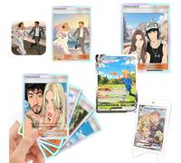 Custom poke card Printed with Your Photo personalised Trainer or Character Cards Customizable Background and Attributes Collectible Gifts for boys girls Gamers Fans