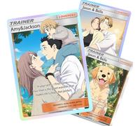 Custom Pokemon Card Personalised Poke Cards with Photo Customised Gifts for Wedding Couples Birthday Anniversary Father Mother Day Pet Cards