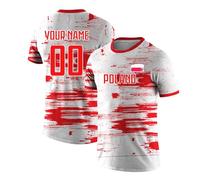 Custom Poland World Cup 2026 Football Shirt Personalised Name Number Fan Top