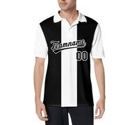 Custom Polo Shirts for Men/Women Design Your Own Number Name Golf Shirts Customized Personalized Bowling Shirt Business Shirts Workwear