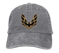 Custom Pontiac Firebird Logo 2 Funny Hip-pop Caps for Man Black