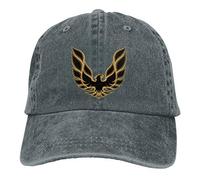 Custom Pontiac Firebird Logo 2 Funny Hip-pop Caps for Man Black